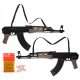  Metall-Maschinengewehr mit Kappe Gonher Replika-Waffe Ak-47 1135/6