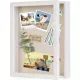  3D-Fotorahmen 25 x 20 cm, tiefer Füllrahmen, quadratischer Rahmen