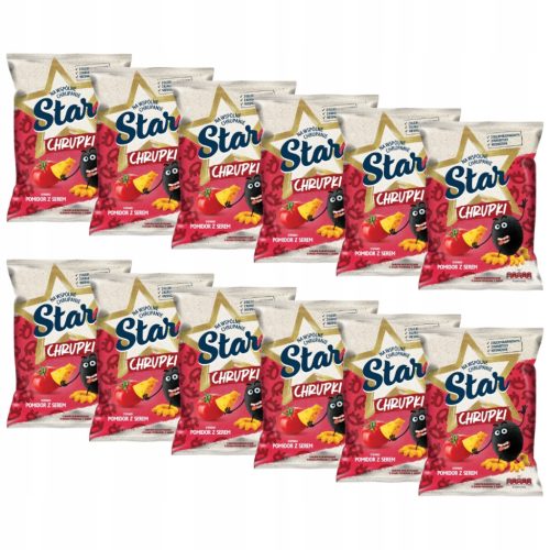 Star Snaki Chrupki Łapaki Käse-Tomaten Geschmack, 125g - 14er Pack