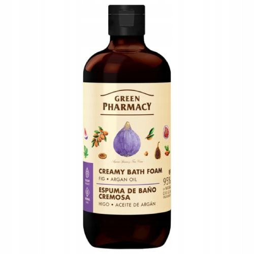  GREEN PHARMACY Cremiger Badeschaum Feigen- und Arganöl, 500 ml