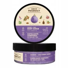    Körperpeeling mit Zucker und Salz, Feigen und Arganöl Green Pharmacy 200 ml