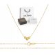  WUNDERSCHÖNE GOLD-PROMI-HALSKETTE 585 MINIMALISTISCH MIT KUGELN
