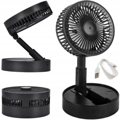  Azaris WINDMILL Tischventilator schwarz