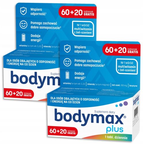 Bodymax Plus: Vitalitäts- und Immunitätssteigernde Multivitamine mit Ginseng