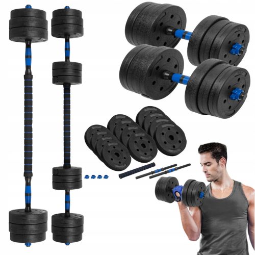  Rebel 2x 10 kg verstellbare Bitumenhanteln