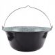  UNGARISCHER EMAILLIERTER HÄNGETOPF 10 L Perfect Home SCHWARZ