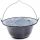  UNGARISCHER EMAILLIERTER HÄNGETOPF 13 L Perfect Home SCHWARZ