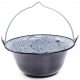  UNGARISCHER EMAILLIERTER HÄNGETOPF 13 L Perfect Home SCHWARZ