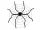  Spinnennetz mit Halloween-Spinne