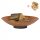  Gartenkamin Wasserschale Corten Ring 80 cm 3mm dicker Stahl