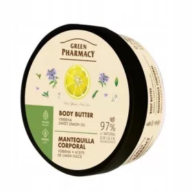    Green Pharmacy Körperbutter, Eisenkraut und süßes Zitronenöl 200 ml