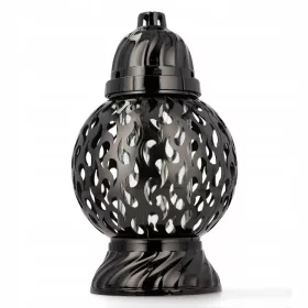  Glamourkerze, große schwarze Kugel, 40 cm