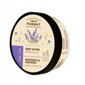  Green Pharmacy Körperbutter, Lavendel und Leinöl 200 ml