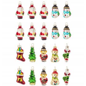  Verzierte Kugel, Mustermix, 6 cm, 20 Stk.