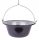  UNGARISCHER EMAILLIERTER HÄNGETOPF 8 L Perfect Home SCHWARZ
