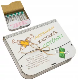    Geldspritze GELDGESCHENK zum Geburtstag, Namenstag, Jubiläum