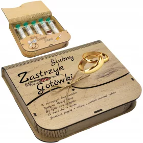  Spardose Geldspritze als Hochzeitsgeschenk mit Wünschen