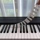  Silikon-Tastaturabdeckungen mit Noten 61-Tastatur-Orgel-Aufklebern