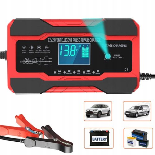  BATTERIE Gleichrichter Mikroprozessor Auto 12V 10A Ladegerät