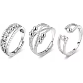  Anti-Stress-Ring, Fidget-Angstringe, Ringe