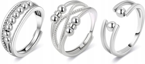  Anti-Stress-Ring, Fidget-Angstringe, Ringe