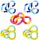  5PCS Tangle Fidget Toy Twisty Toy Snake Dekompressionsspielzeug