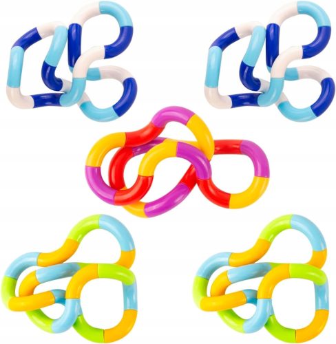  5PCS Tangle Fidget Toy Twisty Toy Snake Dekompressionsspielzeug
