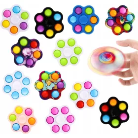  12er-Pack Fidget Spinner Magic Toy Spinning Anti-Stress-Set