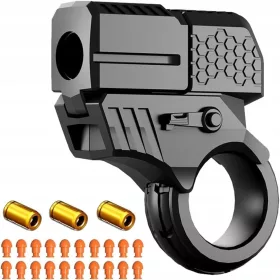    Zappelring aus Metall, Zappelspielzeug GùN, kleines Spielzeug, Pistolenwerfer