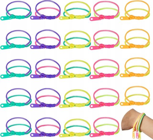  Armbänder mit Reißverschluss, Set mit 25 Stück – sensorisch