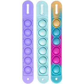    Iconic Pop Sports Flasche 414 ml mit Streifen, Partyfarben -