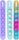  Iconic Pop Sports Flasche 414 ml mit Streifen, Partyfarben -
