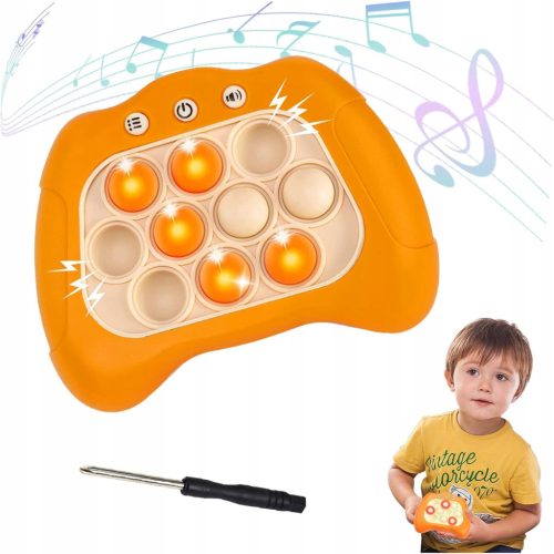  Push Bubble Fidget Sinnesspielzeug, laute Seite und leise Seite
