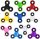  Fidget Spinner Bulk 10 Stück, Spielzeug für Jugendliche und Erwachsene,