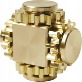    Fidget Cube Spinner, Verknüpfung 4 Gänge Figity Spin Fingerspiele, Laiton