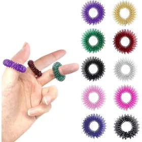    10 Stück Akupressurringe, Zappelspielzeug, Trichotillomanie,