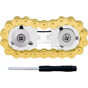    Spinner-Zahnräder. Gyroskop-Lauf zur Linderung von Angstzuständen und Stress.