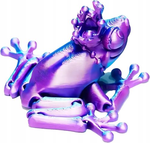 3D-gedrucktes Spielzeug, 3D-gedruckter Frosch - Schreibtischspielzeug für