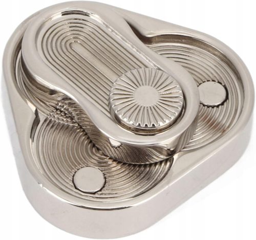  Sensorisches Fidget-Spinner-Spielzeug, dreieckiges Rotationsmetall, ADHS, Autismus
