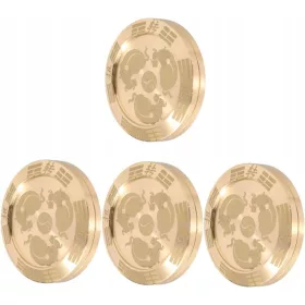    4 Messingspielzeuge, interessantes Spielzeug, Metallschieber, Spielzeug,