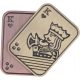  Metall Fidget Slider Poker Spielkarte, Anti-Stress-Spielzeug