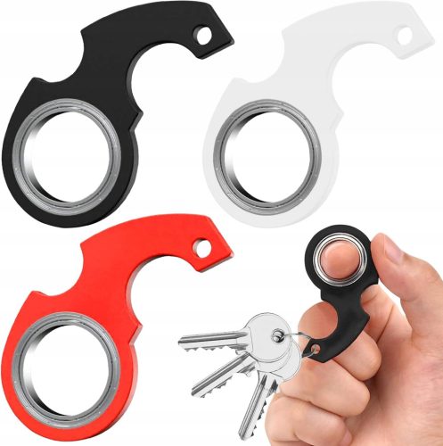  3 Schlüsselanhänger, Fidget Ring, Spielzeug, Schlüsselanhänger,