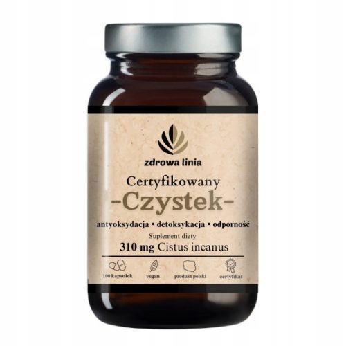 Zertifizierter Cistus incanus - Vegan, Natürlich, Bio-Verpackt, 100 Kapseln