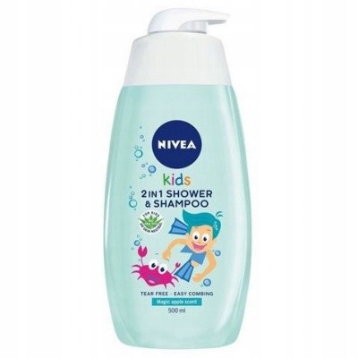  Nivea Kids 2in1 500 ml Körperwaschgel und Shampoo
