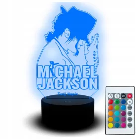    LED-Nachtlampe auf dem Schreibtisch, Michael Jackson Dangerous Pop Figur, Geschenk