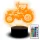  LED Schreibtischlampe Statuette Traktor Traktor Landschaft Schwein Kuh
