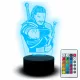  LED-Schreibtischlampenstatue The Witcher Wild Hunt 3D-Schreibtischdekoration