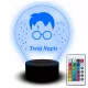  LED-Nachtlampe für Schreibtisch Harry Potter Hogwarts Hermine Dobby RGB-Set