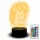  Led Nachtlampe für Schreibtisch Igel Igel Tier Haustier Statue Name RGB