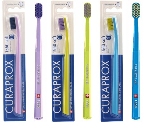  CURAPROX CS 1560 SOFT HANDZAHNBÜRSTE WEICHE BORSTEN 3 STK